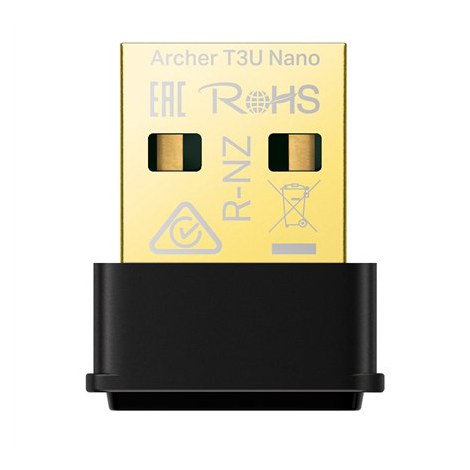 TP-LINK | AC1300 Nano Wireless MU-MIMO USB Adapter | Archer T3U Nano | Wireless